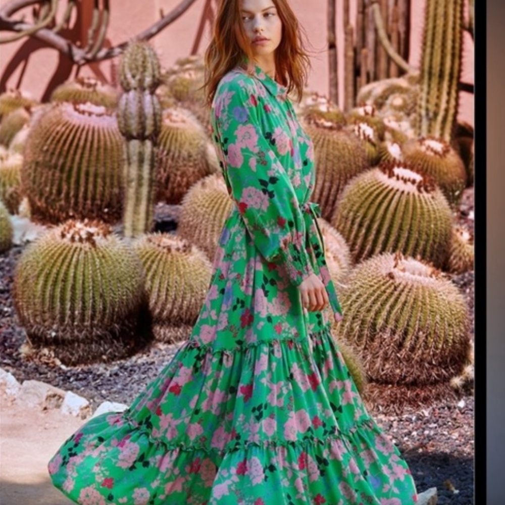 MISA Los Angeles Esmee Dress in Green